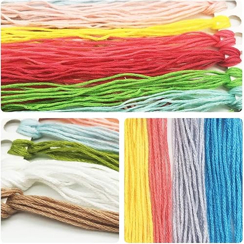 Miniatura 4 de Maydear - Kit de bordado de punto de cruz con estampado para principiantes, hilo 11CT de 3 hebras