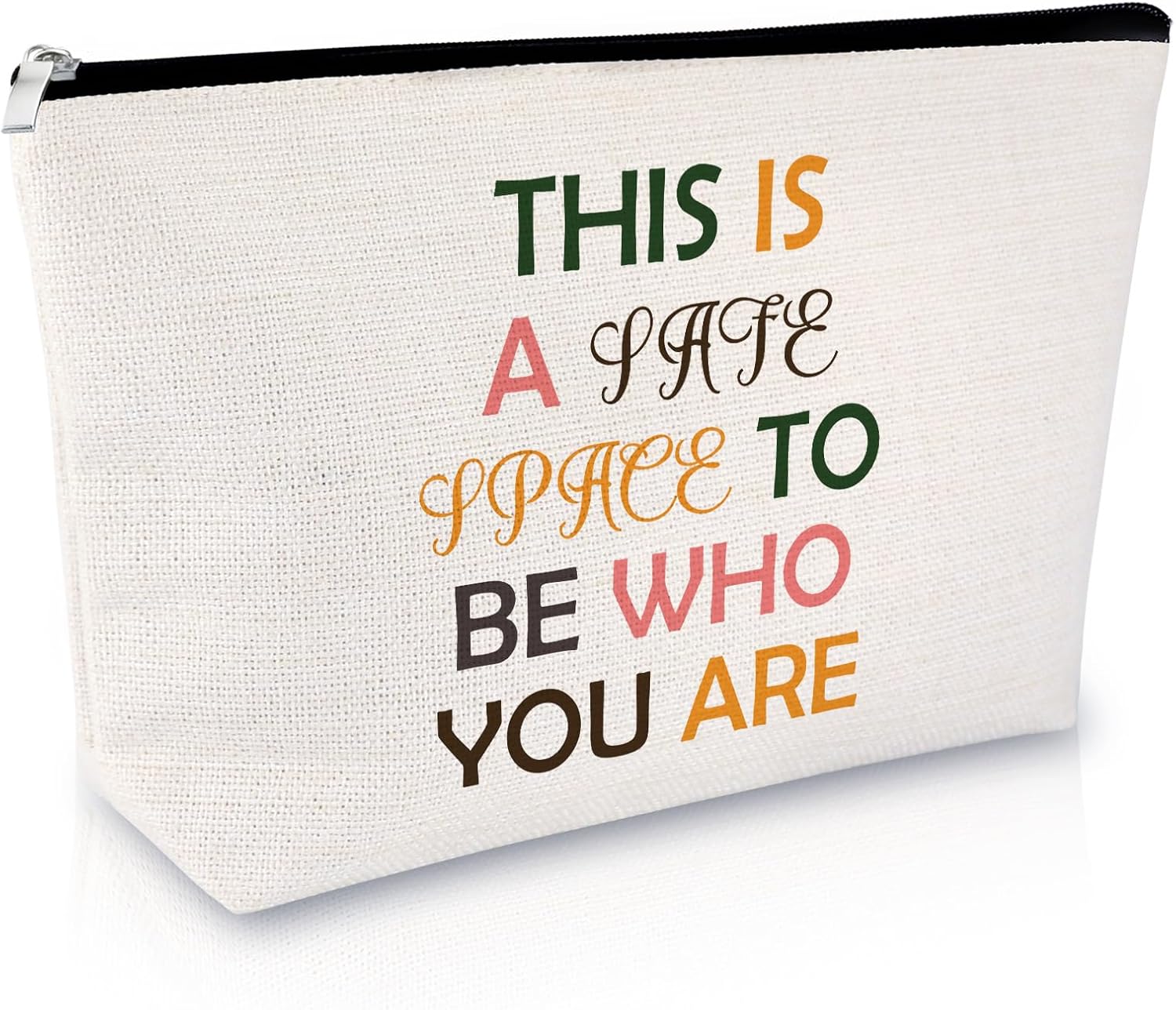 Mental Health Gifts for Women Makeup Bag Appreciation Gifts for Psychotherapist Therapist School Counselor Zipper Cosmetic Bag Christmas Birthday Present for Psychological Counselor Travel Pouch