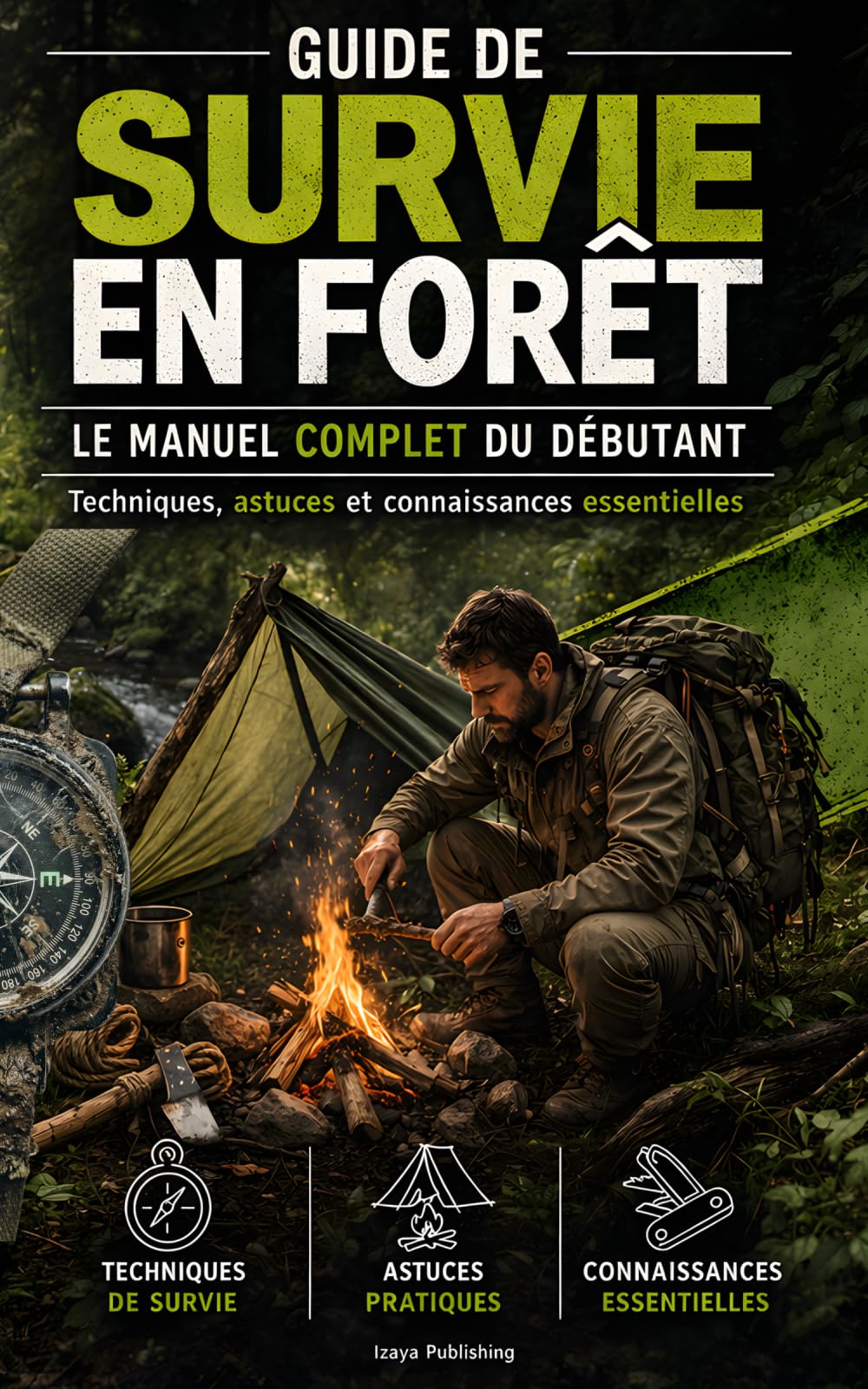 GUIDE DE SURVIE EN FORÊT / Le Manuel Complet du Débutant,Techniques, astuces et connaissances essentielles