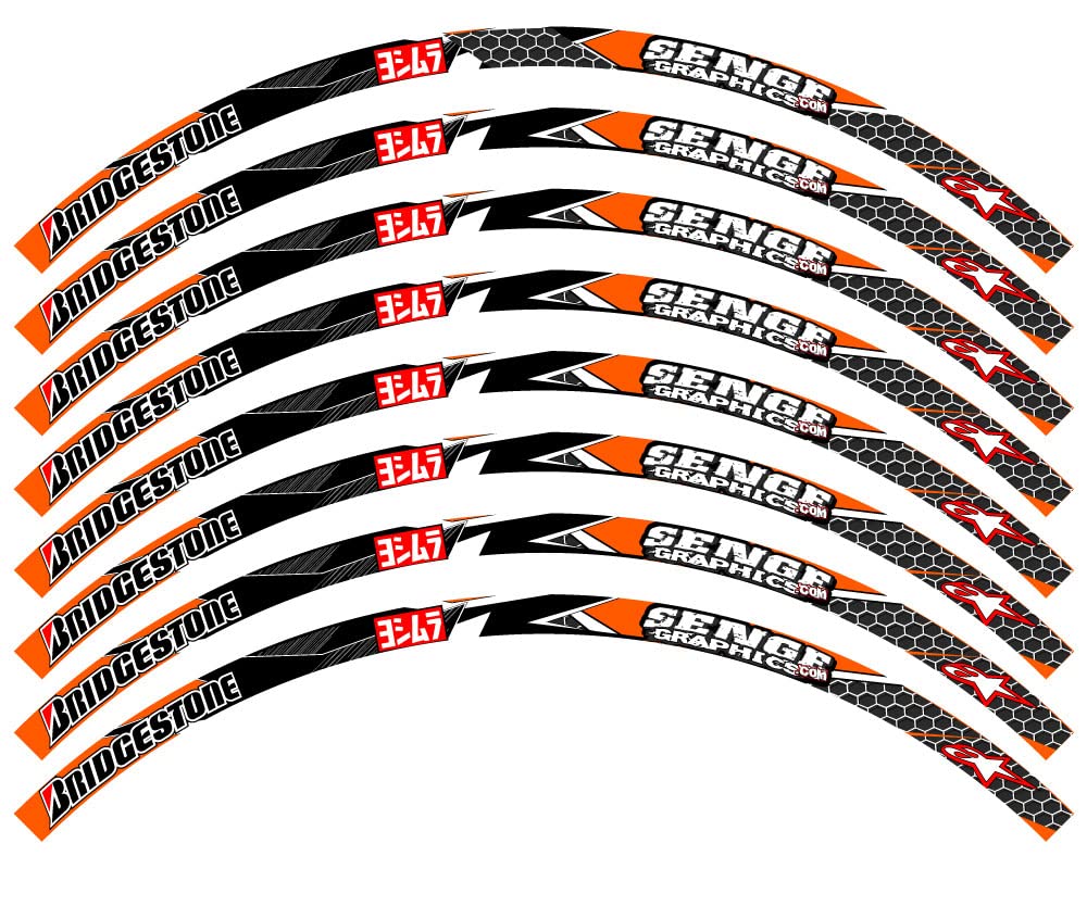 Podium Rim Protector Decals Senge Graphics