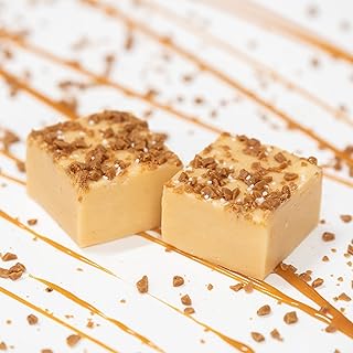Valley Fudge, Salted Caramel Toffee, Fresh Artisan Fudge, Real Butter, Gourmet Candy, One Pound Package
