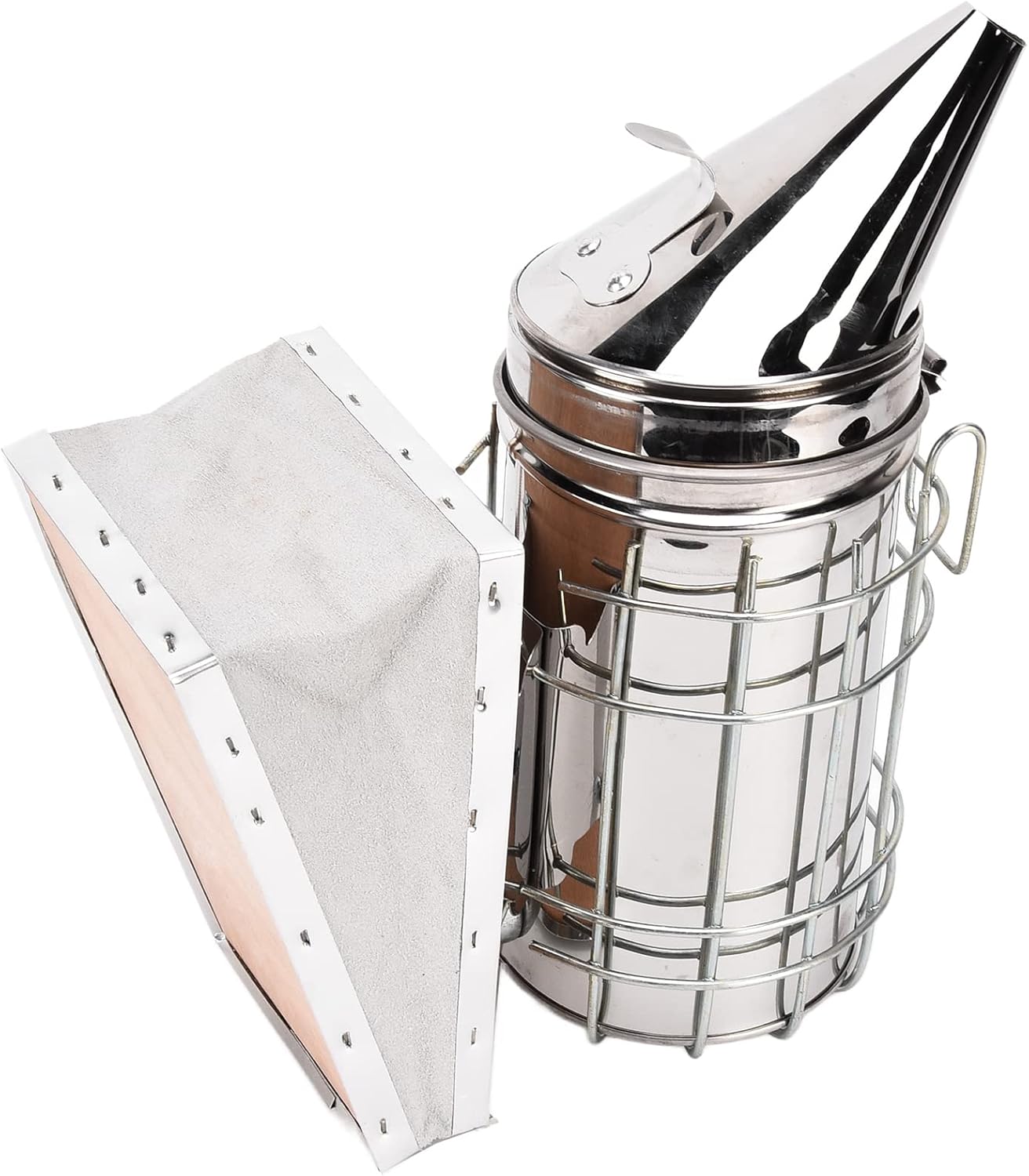 YESSICE For Beekeeping Startersキット-Beehive Smoker,ワイヤーエンベッダー,スクレーパ