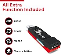 Vista 4 de Brook Wingman NS Lite - Compatible con Xb Series XSOne360, PS5PS4PS3, Xb Elite 12, controladores Switch Pro en Switch y consola de juegos PC