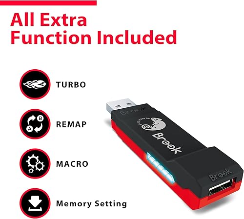 Miniatura 4 de Brook Wingman NS Lite - Compatible con Xb Series XSOne360, PS5PS4PS3, Xb Elite 12, controladores Switch Pro en Switch y consola de juegos PC