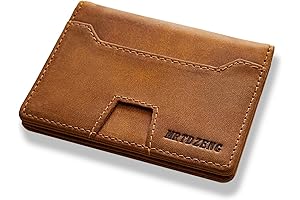 Men's Bifold Wallet: Premium Slim Leather Wallet for Men