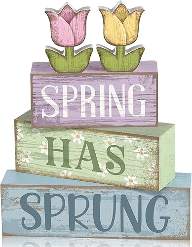 Miniatura 61 de 4 piezas de decoración de mesa de madera de granja, decoración de bandeja escalonada para decoración rústica retro de madera en forma de casa,