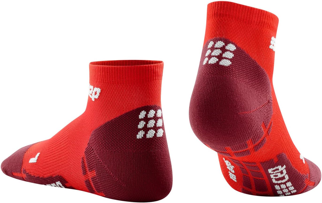 CEP Ultralight Low-Cut Socks Lava/Dark Red, Men, IV