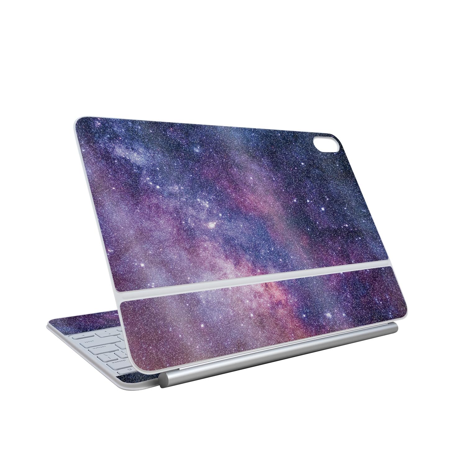 Carbon Fiber Skin Compatible with Apple Magic Keyboard for iPad Air 13-inch (M3) 2025 - Glamorous - Premium 3M Vinyl Protective Wrap Decal Cover - Easy to Apply | Crafted in The USA by MightySkins