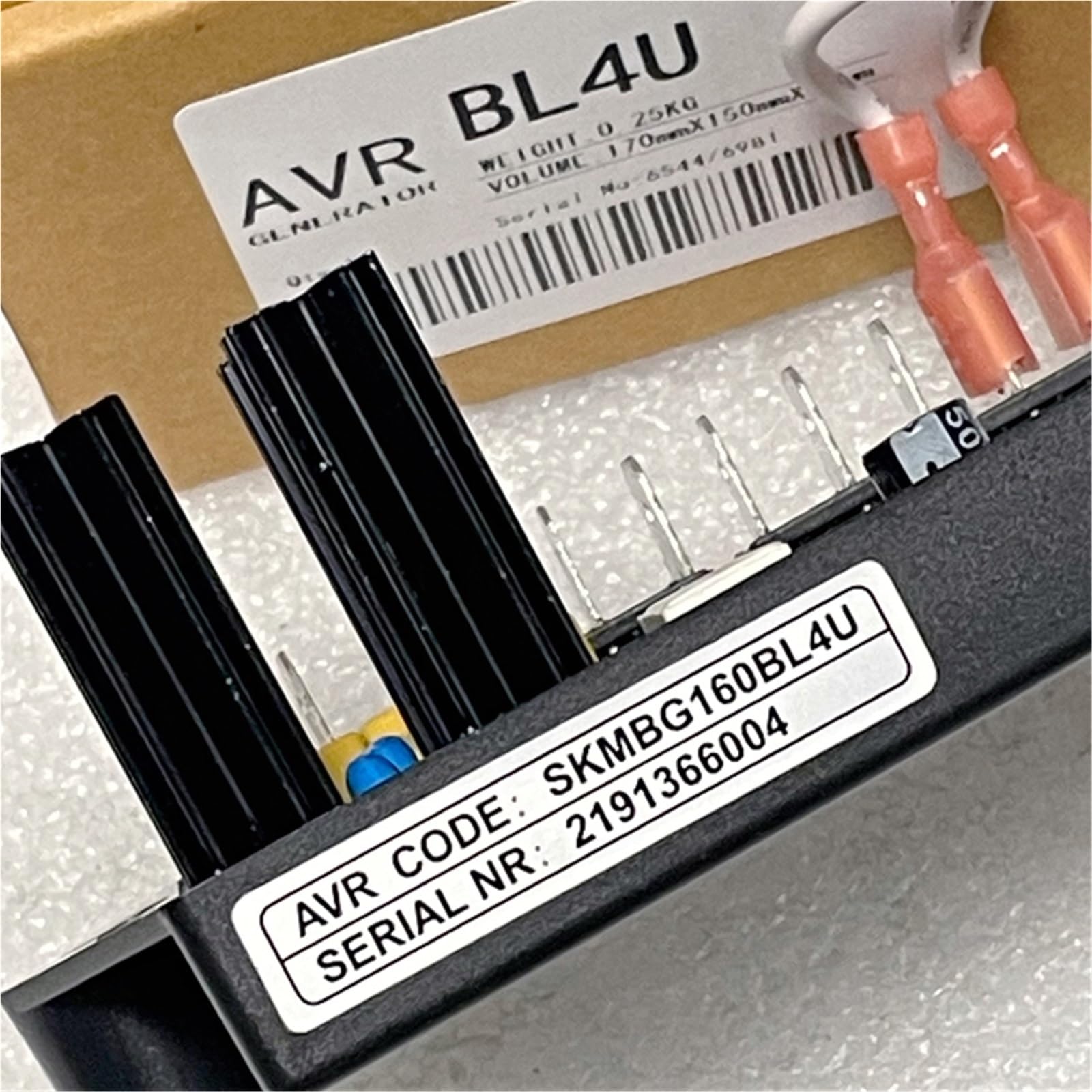 Generador BL4U, estabilizador y regulador de Voltaje automático AVR, Tablero Control sin escobillas trifásico CA, 1 Uds
