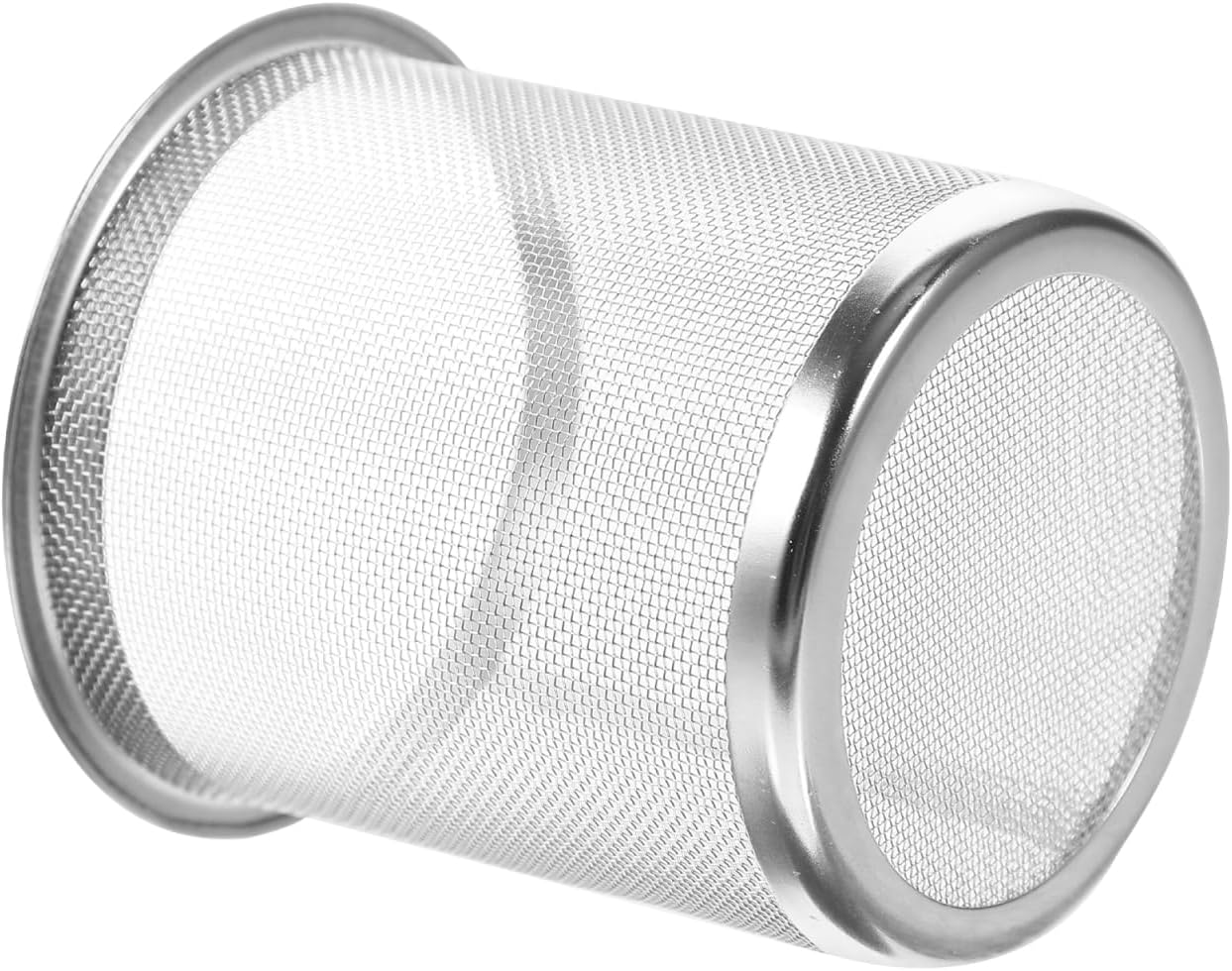 Garneck Stainless Steel Tea Strainer for Teapot Fine Mesh Replacement Infuser Filter for Loose Leaf Tea Oolong Herbal Fruit Brewing Kitchen Accessory 2.48X2.36X2.36In