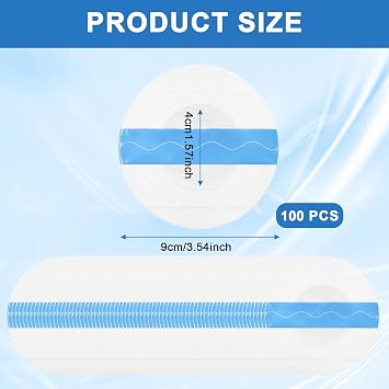 100Pack Sensor Covers, Waterproof Transparent Breathable Patches for Libre 2 Plus