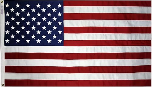 3x5 Foot Annin US American Flag Tough-Tex 2 Ply Poly Commercial Embroidered Stars