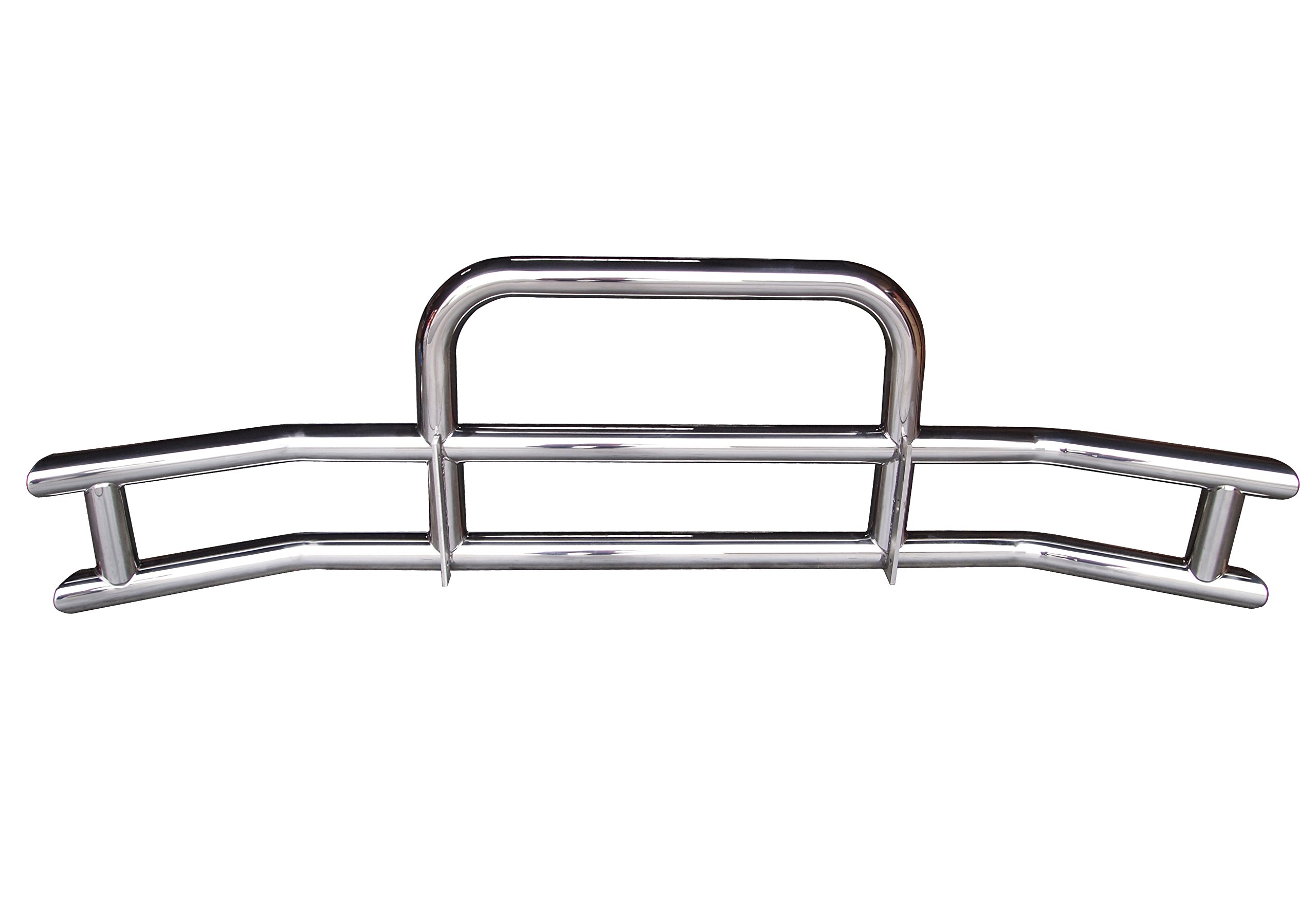 QSC Truck Parts Polished 304 Stainless Steel Deer Bumper Guard w/Bracket for Cascadia 08-17