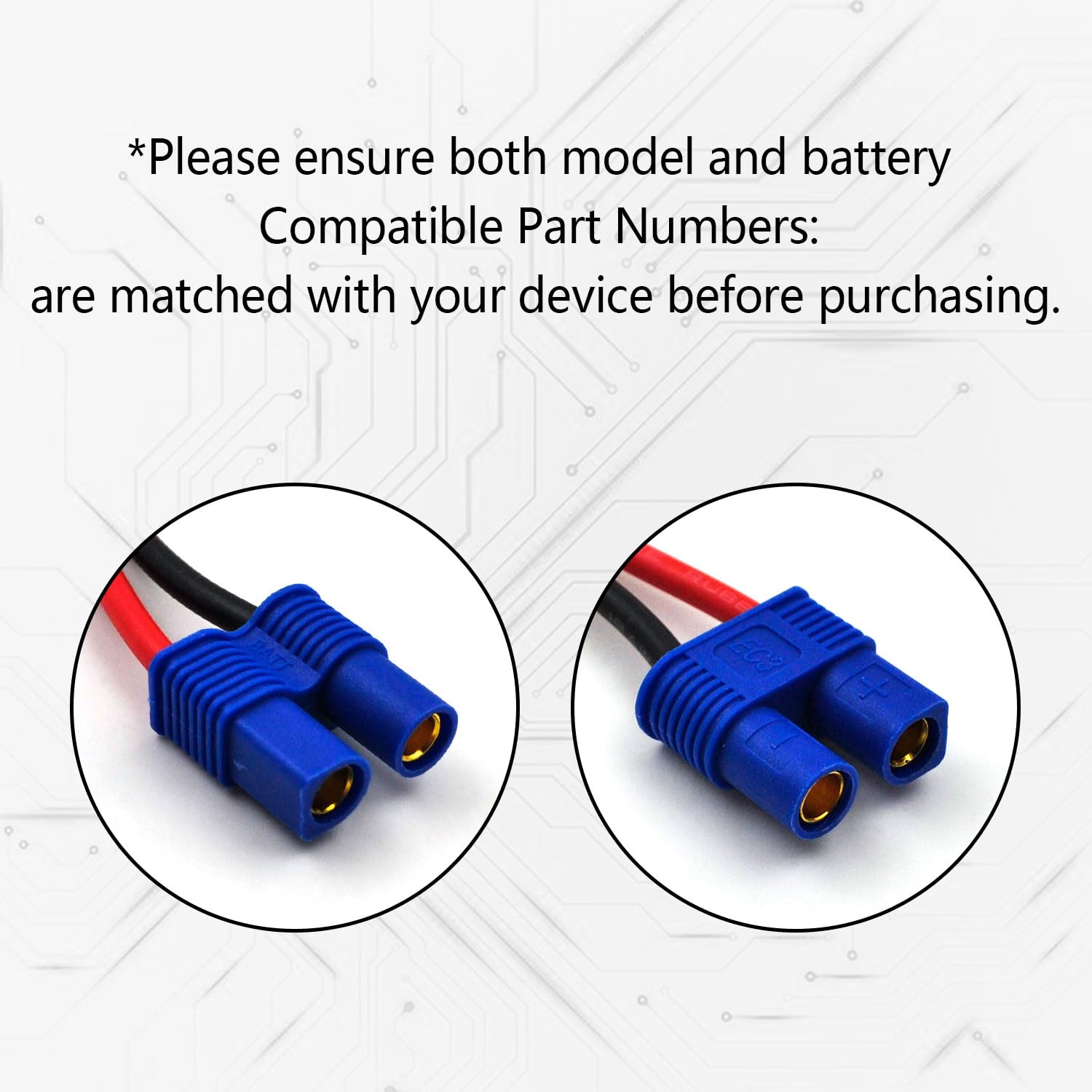 Amazon.com: (2-Pack) 7.2V 1500mAh Ni-MH Battery with EC3 Connector