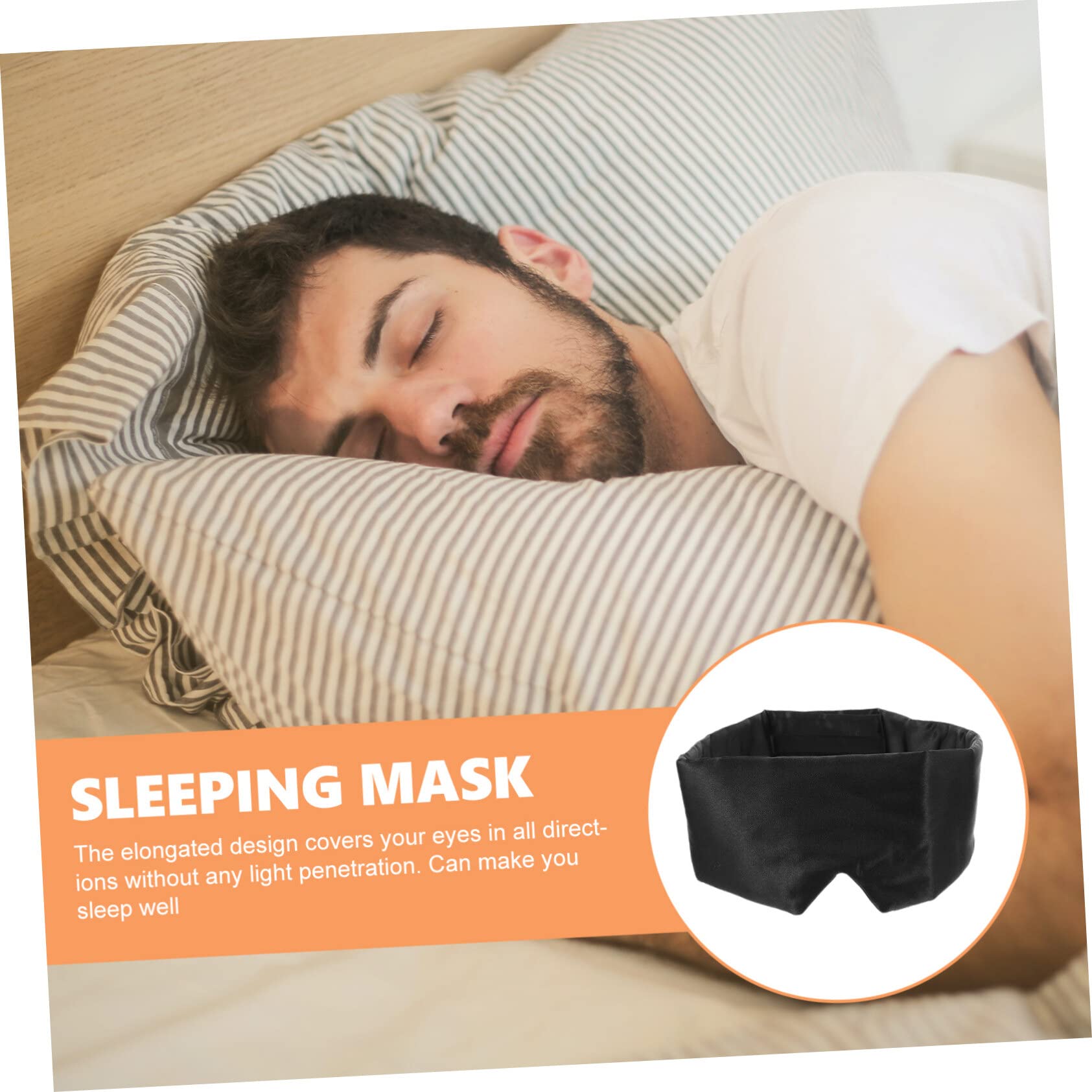 minkissy 5piezas De Sueño De Sombra Para Ojos Antifaz De Viaje Ligero Para Dormir Casa y Acampadas
