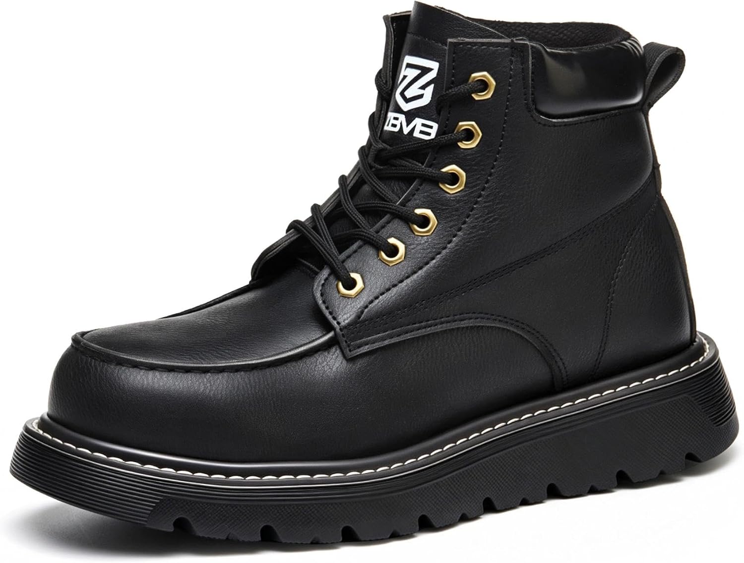 Steel Toe Shoes for Men Women, Anti-Puncture Construction Work Shoes | Lightweight Comfortable Safety Shoes with Shock-Absorbing Cushioning, Ideal for Industrial, Warehouse and Outdoor Farm Work