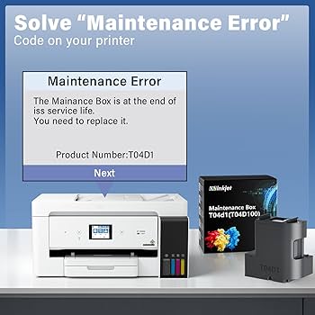 Enlite T04D1 T04D100 Ink Maintenance Box For ET-15000 ET-3750 ET-3760 WF-2860 ET