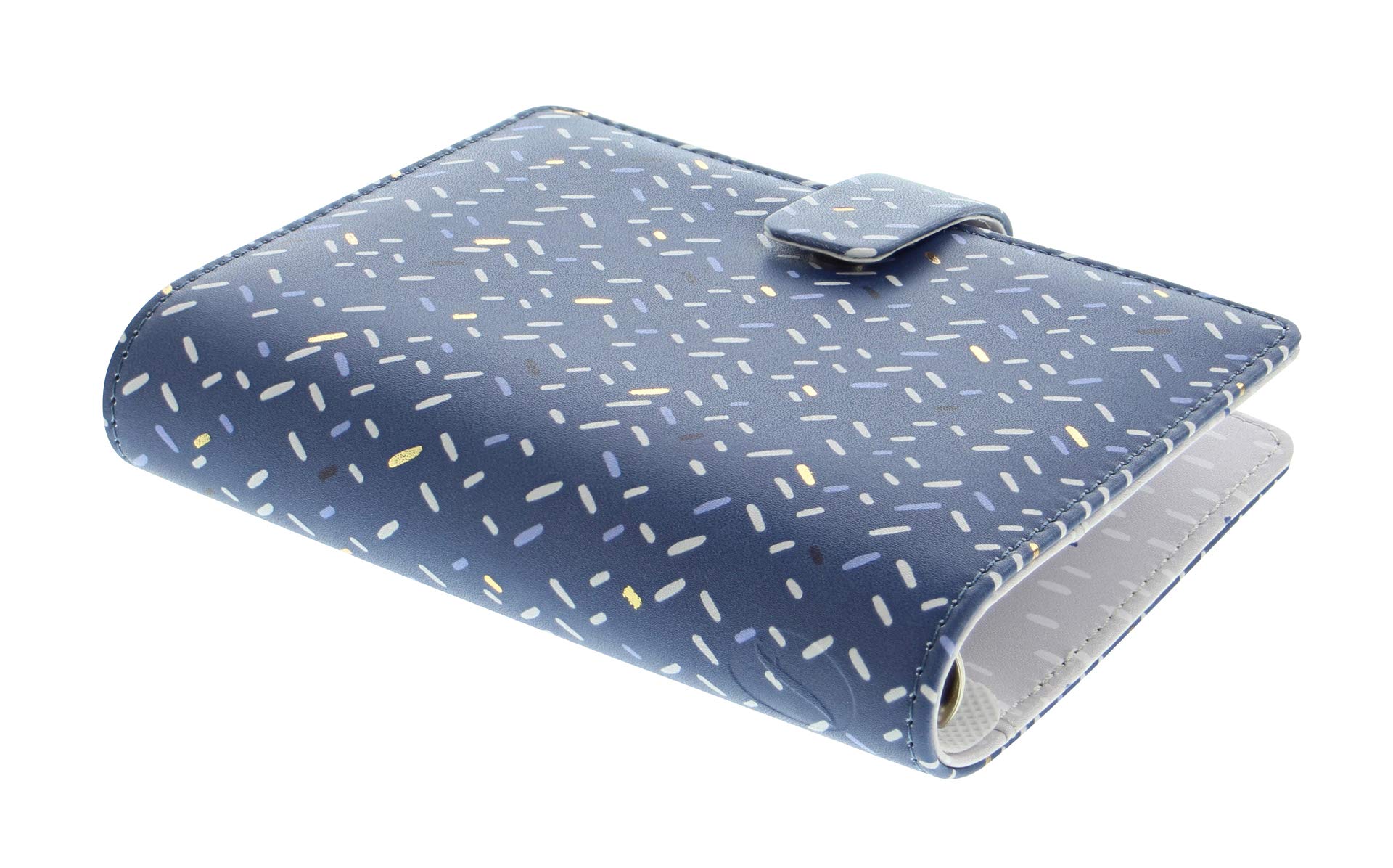 Filofax - Agenda ad anelli Indigo Frost, Blu
