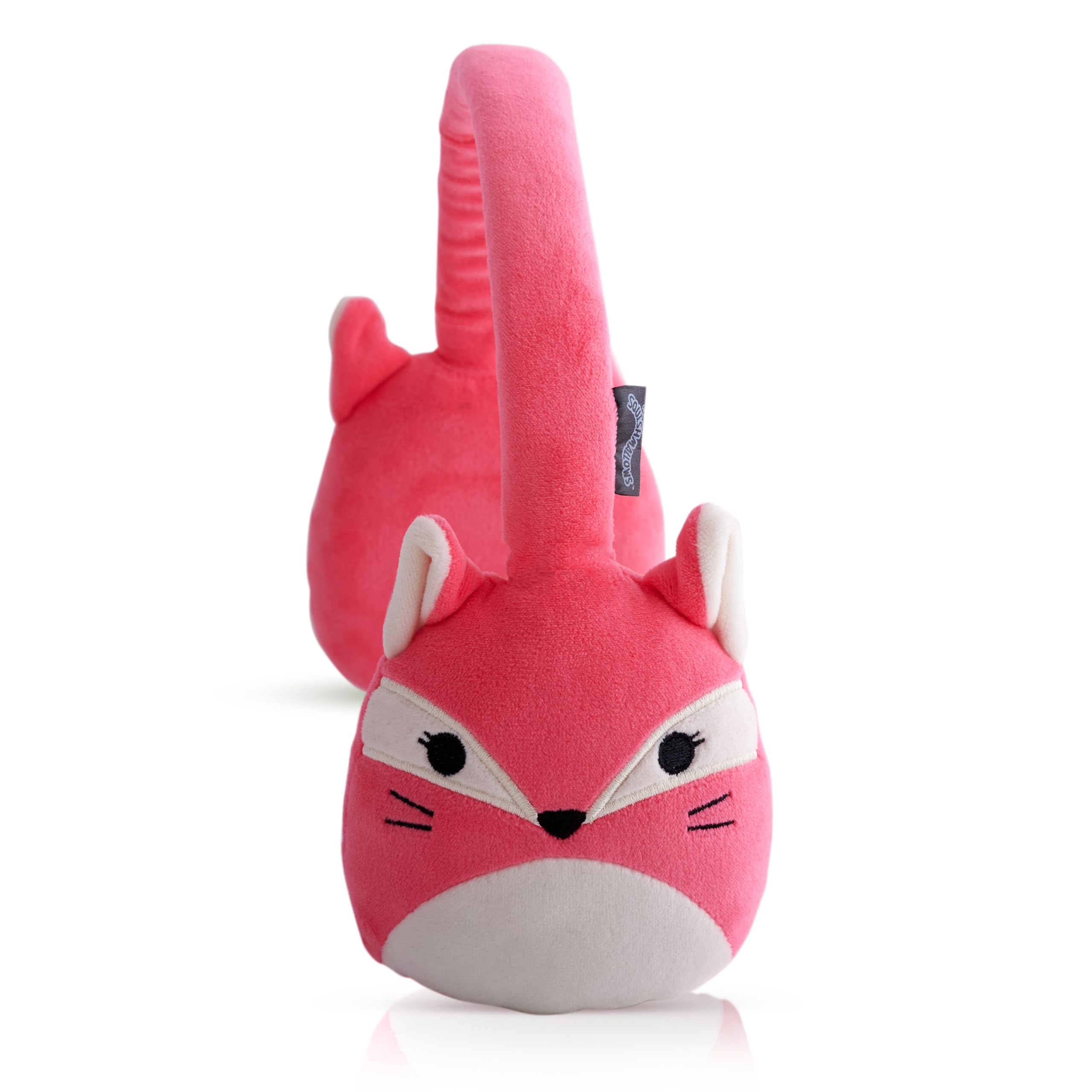 Squishmallows Fifi The Fox Plush Bluetooth Headphones With Built-in Microphone To Make And Receive Calls. 10 Meter Bluetooth Range