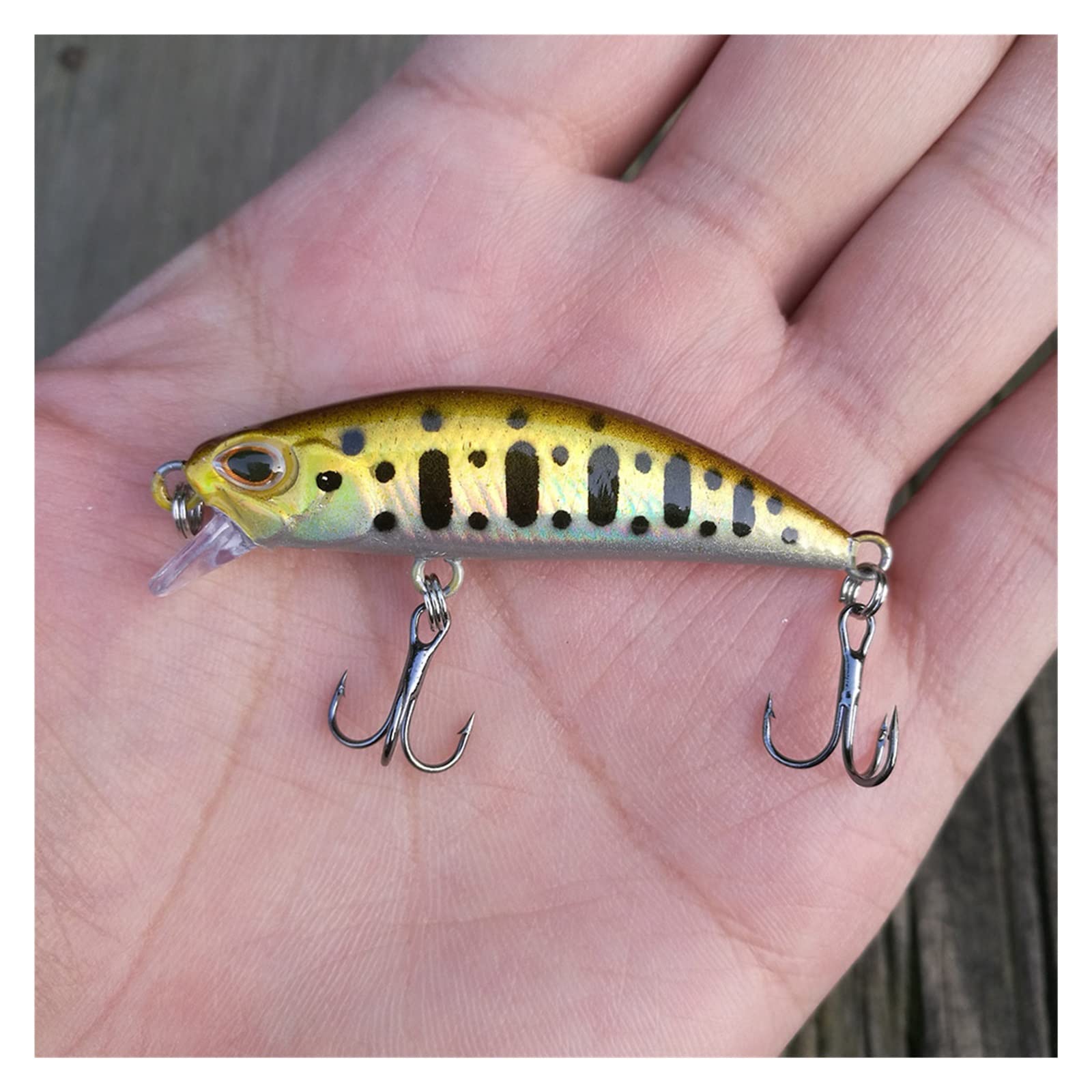 XILILHC 10 Uds Cebo Artificial Que Se Hunde Señuelos De Pesca Wobblers | Aparejos de pesca con cebo de baño de río, cebo de carpa