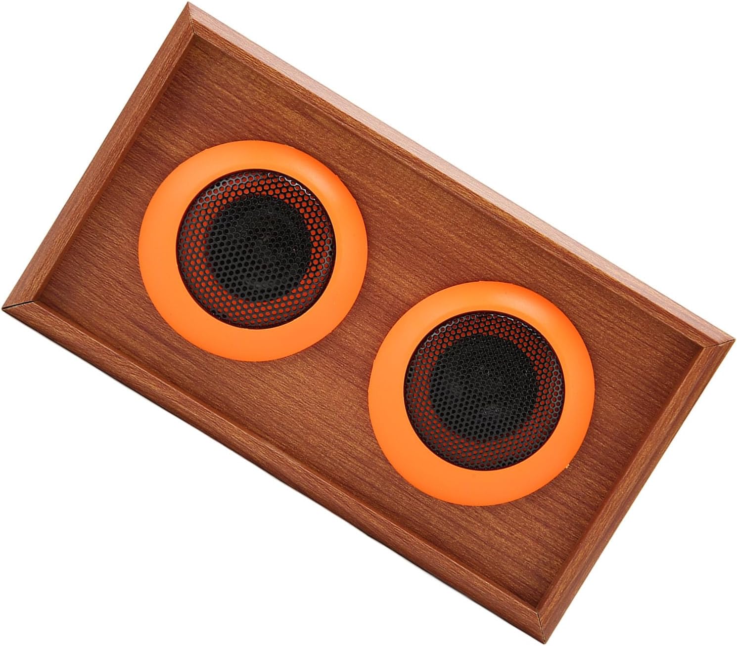 Wooden Tweeter Speaker, HiFi Loseless Sound, Dynamic 35W 6Ω for Music Lovers (Wood Grain)