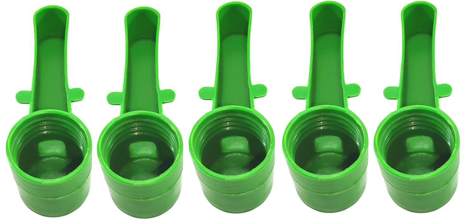 One Top Plastic Bird Cage Automatic Water and Food Feeders (Pack of 5