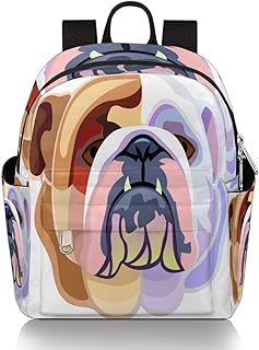 Mini mochila para mulheres, bolsa de mão, cachorro pug, animal, fofo, pequena, mochila de viagem, casual, bolsa de ombro para meninas, adolescentes, mochilas escolares leves, Multi, Mochilas de Viagem