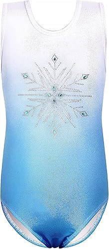 EQSJIU Girls Gymnastics Leotard Ballet Dance Outfits Sleeveless Toddler Kid Gymnastic Tumbling Dancewear 1-10 Years