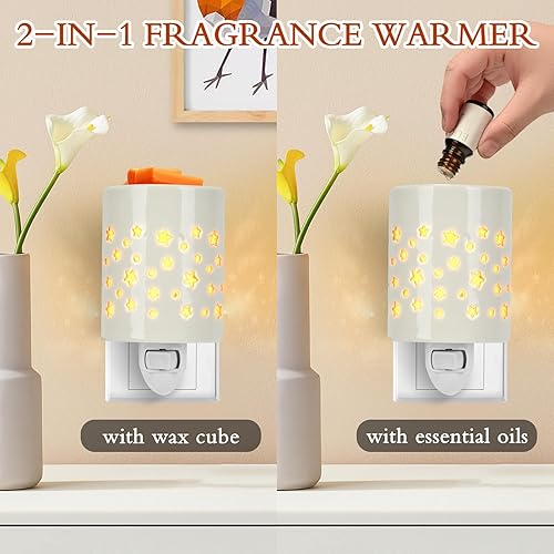 Miniatura 4 de Calentador de cera enchufable, calentador de cera derretida, quemador de cera de velas, calentador de velas, fundidor de velas, para decoración de