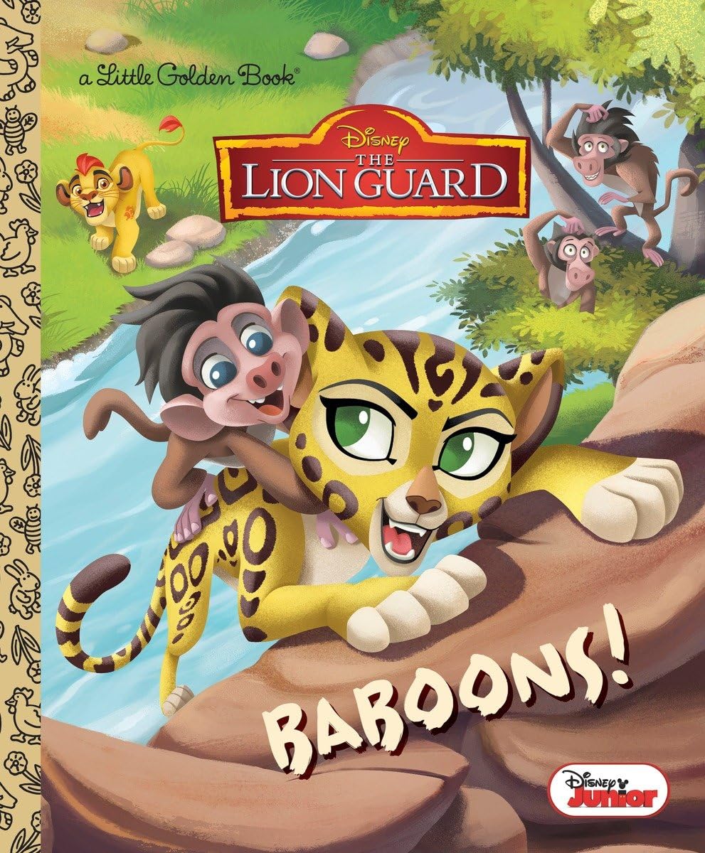 Baboons! (Little Golden Books: Disney The Lion Guard) Hardcover – Picture Book, 3 Jan. 2017