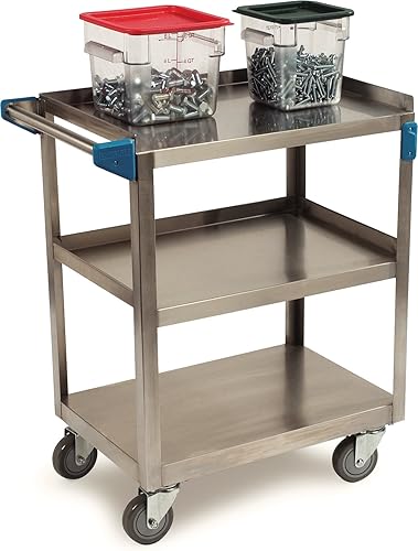 Miniatura 8 de Carrito utilitariode servicio Carlisle Commercial de acero inoxidable, Acero inoxidable, 1