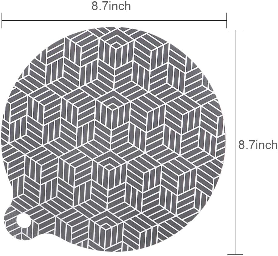Sungrace Induction Cooktops Mat for Magnetic Stove Cook Top, Silicone Non slip Pads Cook Tops Scratch Protector for Cooktop (8.7", 2 PACK)