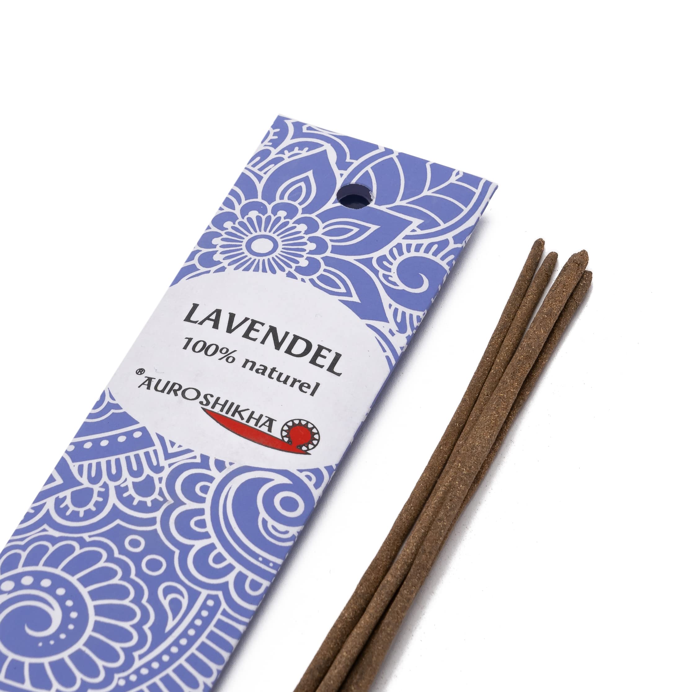 Auroshikha Bastoncini Incenso Indiano Naturali - Lavanda, Sandalo, Limone - Per Meditazione E Relax