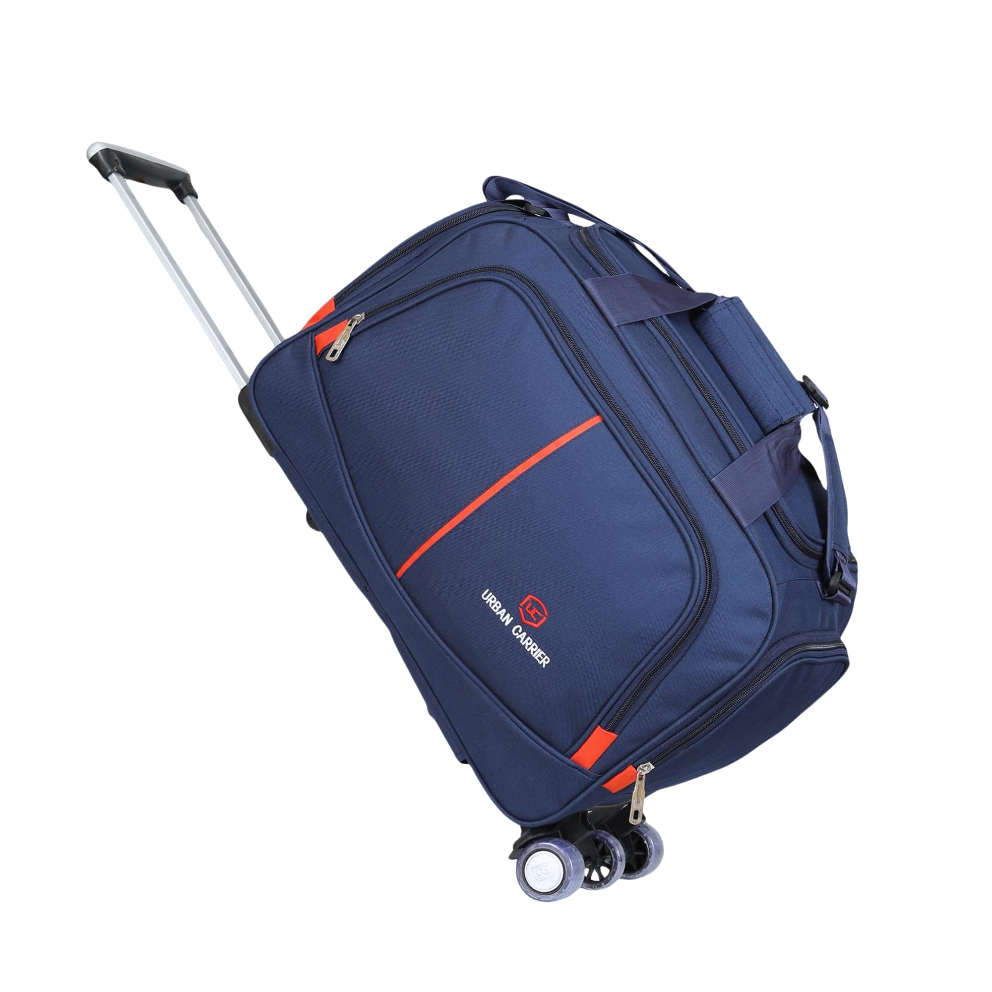 Urban Travel Luggage Duffel Trolley Bag with Wheels | Polyester | 65 L | Blue | Expandable | Lightweight | Travel & Luggage-picture-12