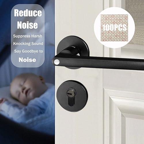 Miniatura 2 de TCPENG 100 piezas de patas de goma transparentes, pequeñas almohadillas autoadhesivas, puntos de goma adhesivos, topes antideslizantes