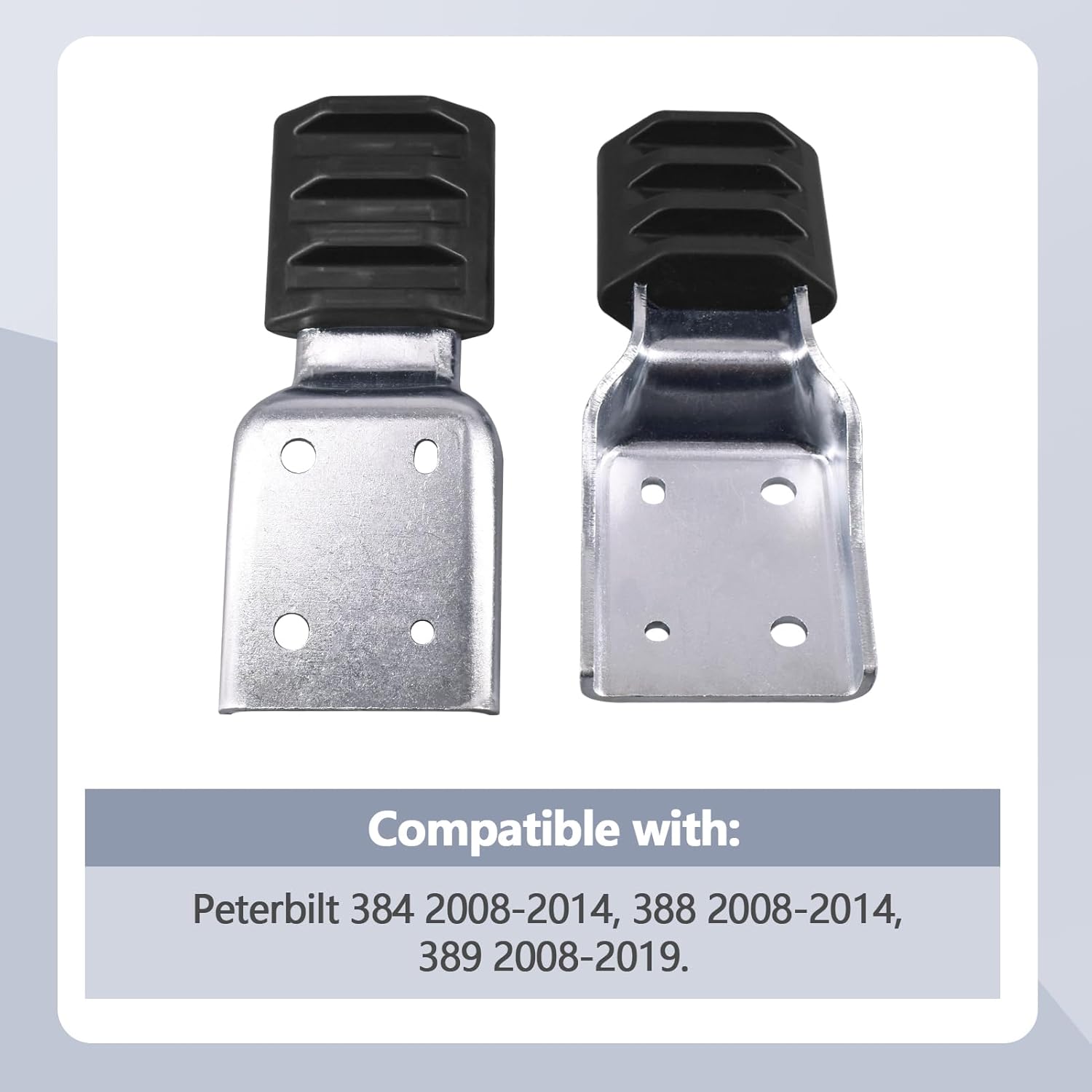 Upper Hood Guide Bracket Compatible with Peterbilt 384 388 389 Replacement for L11-6133 MPB75133 L116133 (A Pair)