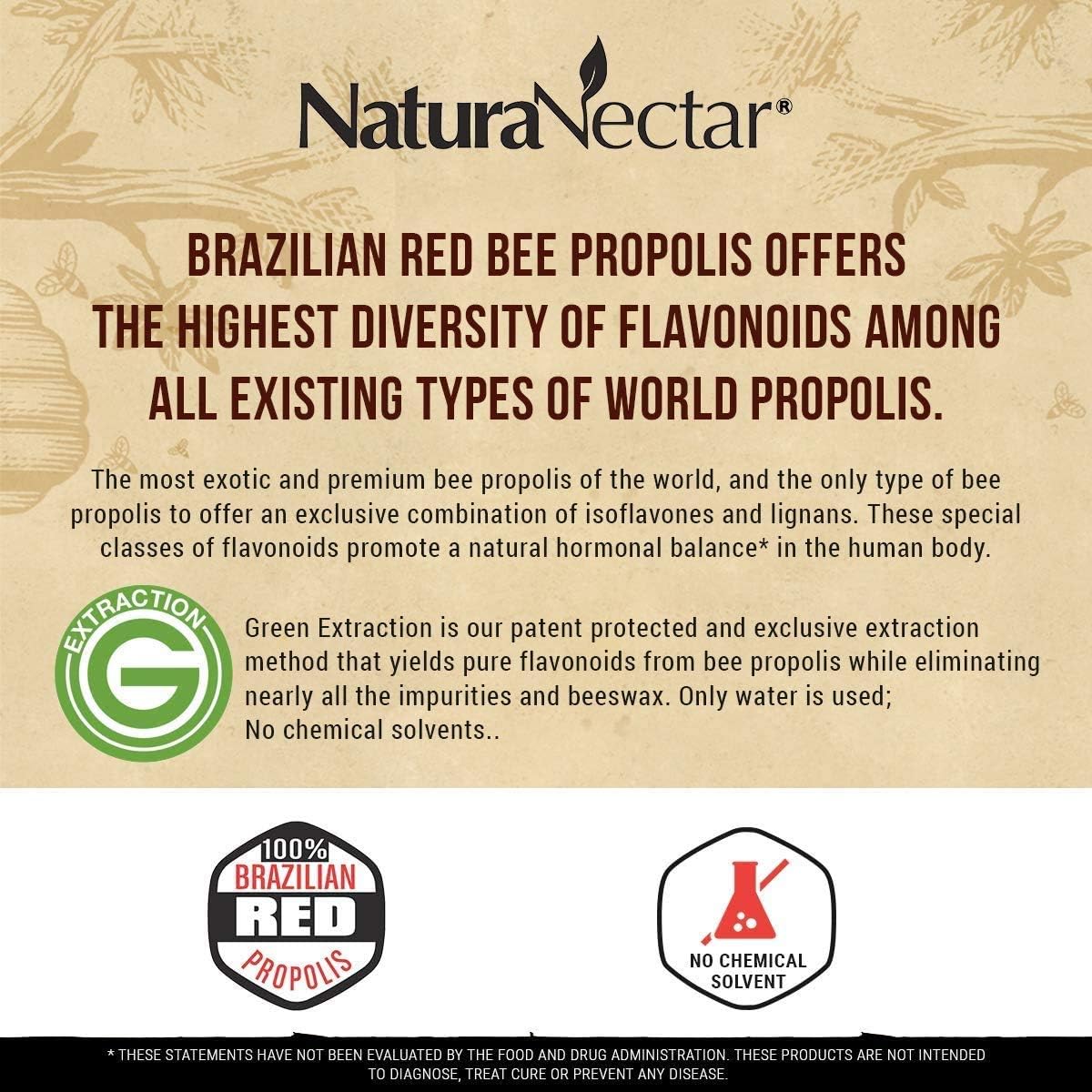 NaturaNectar Natural Bee Propolis Bundle - Bee Propolis Ultimate and Red Propolis - for Immune and Respiratory Support, and a Healthy Metabolism - 60 Capsules per Bottle