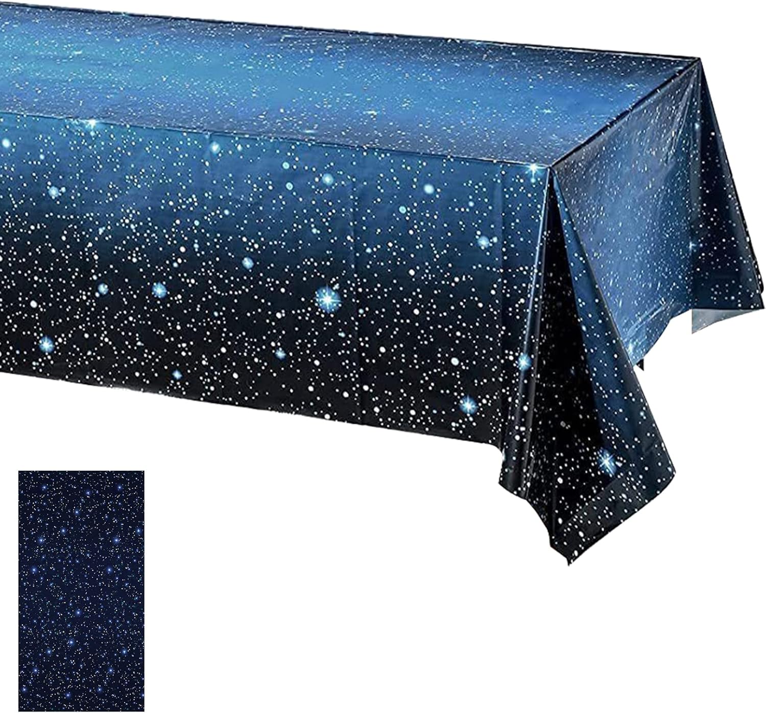 Space Table Cloth Party Tablecloth, Plastic Tablecloth Waterproof