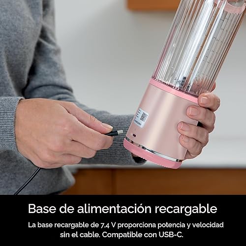 Miniatura 7 de Ninja Blast - Licuadora portátil, inalámbrica, recipiente de 18 onzas, licuadora personal para batidos y licuados, sin BPA, tapa a prueba de fugas y
