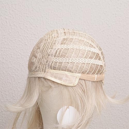 Miniatura 9 de Qihang Pelucas lacias estilo Bob con flequillo, peluca sintética de color burdeos de moda natural, lindas pelucas coloridas para fiestas diarias