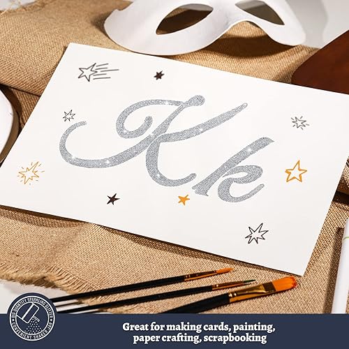 Miniatura 34 de LEOBRO Purpurina blanca, purpurina de 5.29 onzas, purpurina fina blanca holográfica, polvo de purpurina extrafina, purpurina iridiscente para Blanco