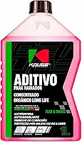 Aditivo Fluido Solucao Arrefecedora Para Radiador Concentrado Organico Long Life Cor Rosa 1 Litro Koube - Dl