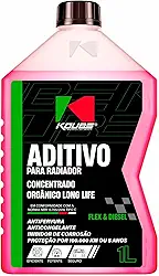 Aditivo Fluido Solucao Arrefecedora Para Radiador Concentrado Organico Long Life Cor Rosa 1 Litro Koube - Dl