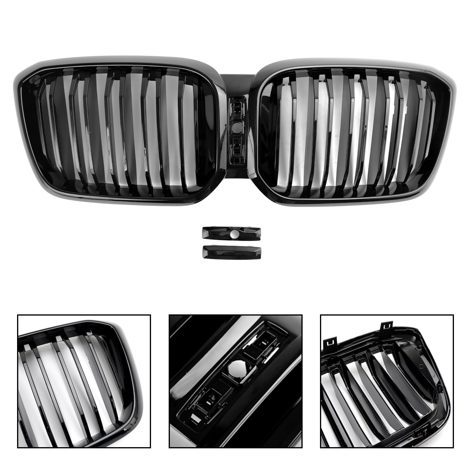 Amazon | VIPIH フロントグリル 適用bmw X3 G01 X4 G02 2022-2023