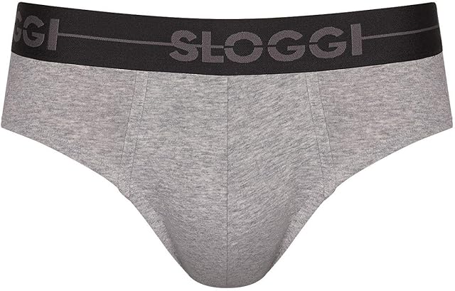 Sloggi Men Mini Brief Go 3 Pack (Light Grey Melange/S)