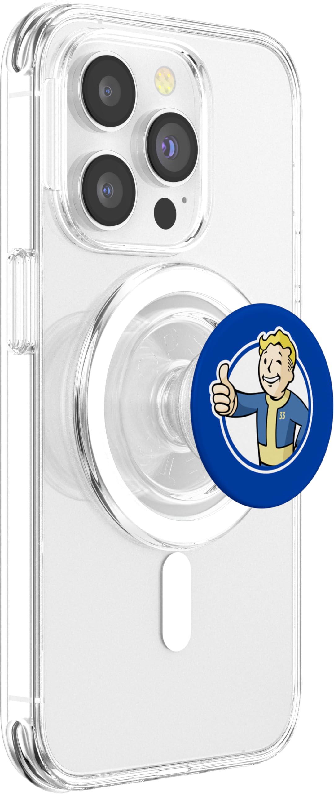 Fallout - Vault Boy PopSocket PopSockets PopGrip for MagSafe, Clear - Image 4