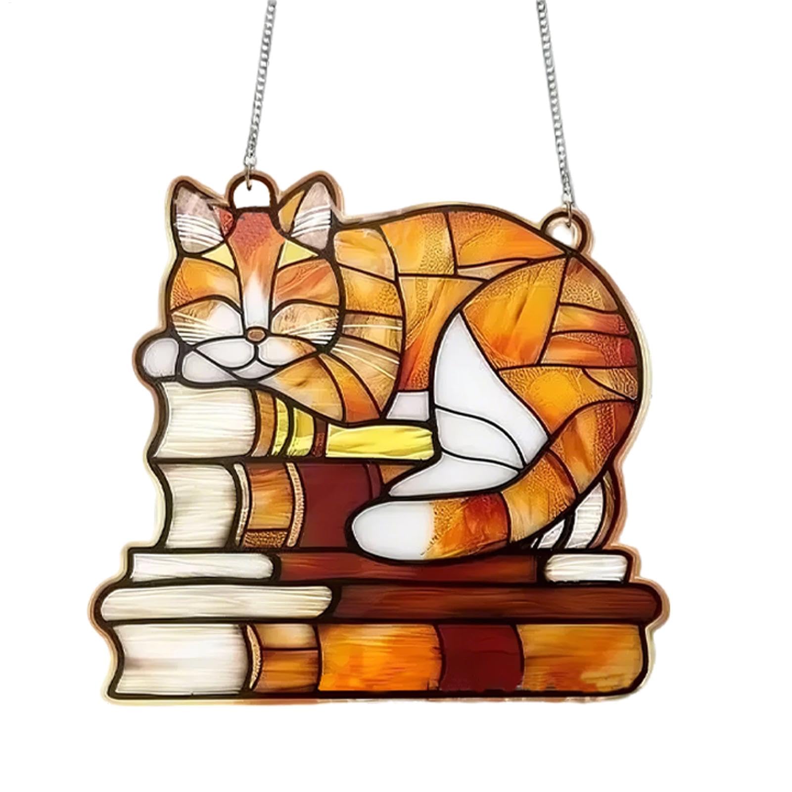 Cat Suncatchers para ventana el adorno gato decoracion de la habitacion ideal