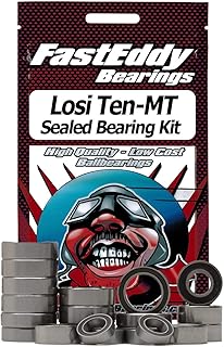 FastEddy Bearings Compatible with Losi Ten-MT RTR Sealed Bearing Kit