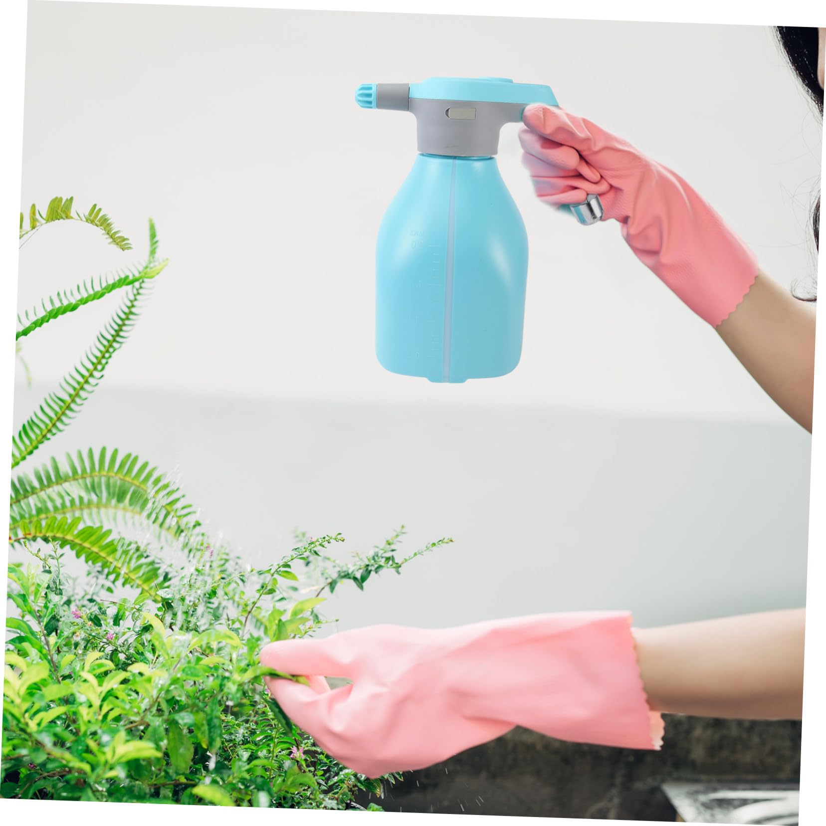 BESTonZON Rociador Eléctrico para Riego Doméstico Pulverizador de Alta Presión para Plantas Atomizador Portátil para Macetas y Jardín Material Seguro y Duradero