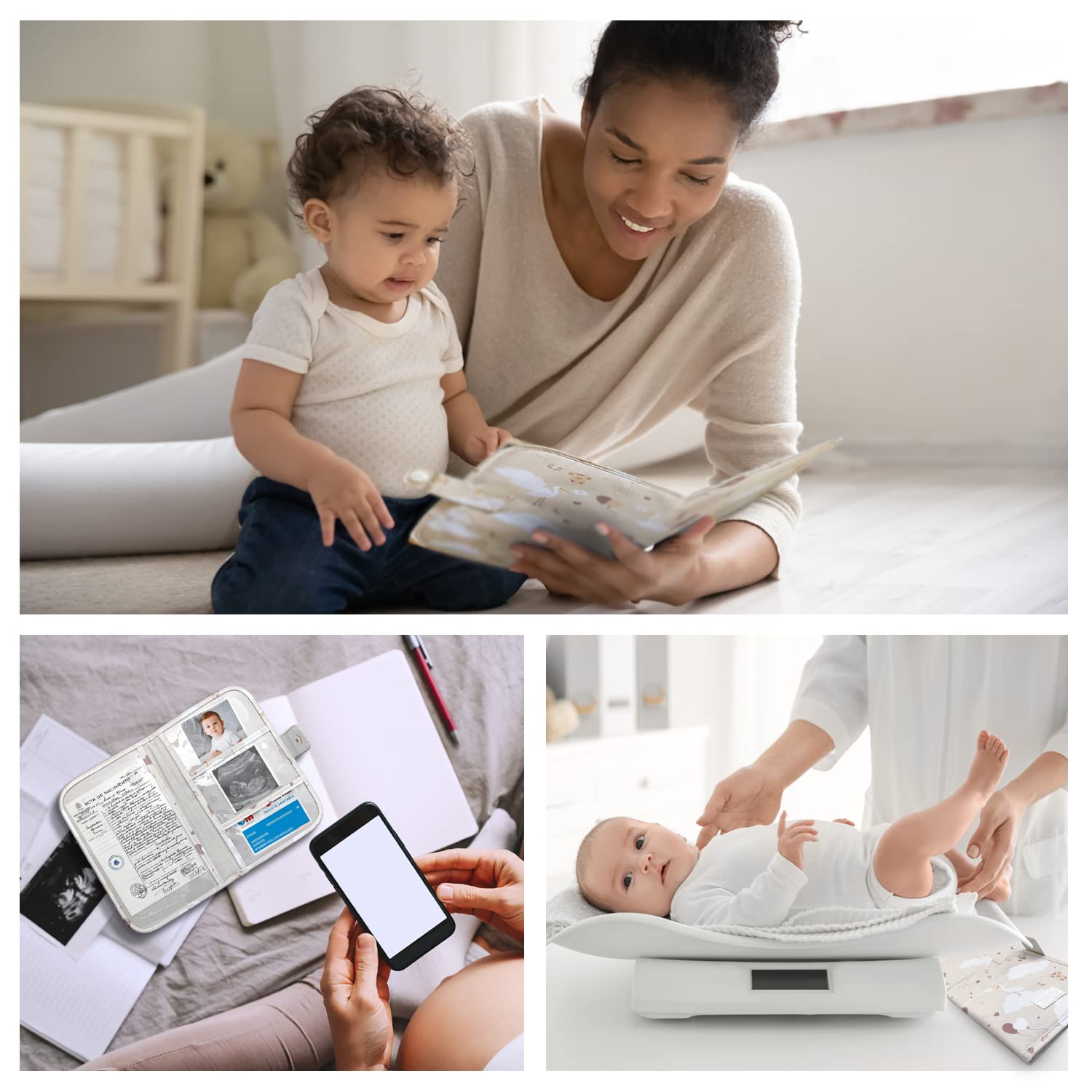 TENDS Portadocumentos bebé- Porta documentos bebe como organizador de tarjetas o cartillas médicas y cosas para bebes - Carpeta de bebe ideal como regalos originales para bebes recien nacidos — view 5